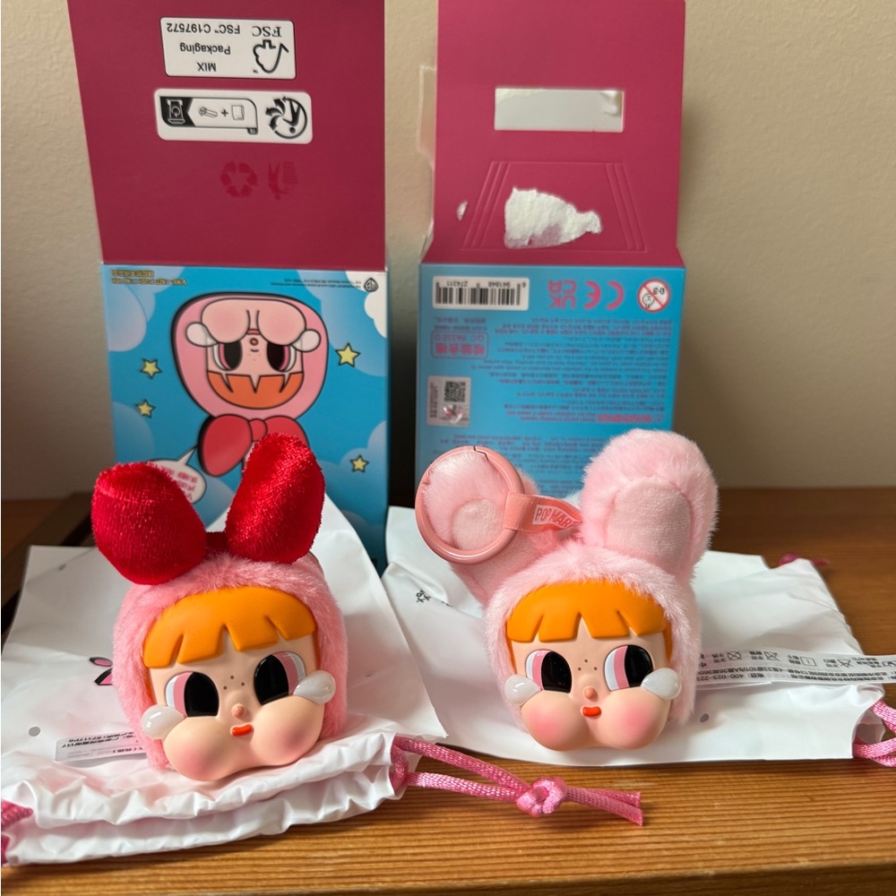 CRYBABY * Powerpuff Girls-Vinyl
Face Plush Blind Box blossom & bunny blossom